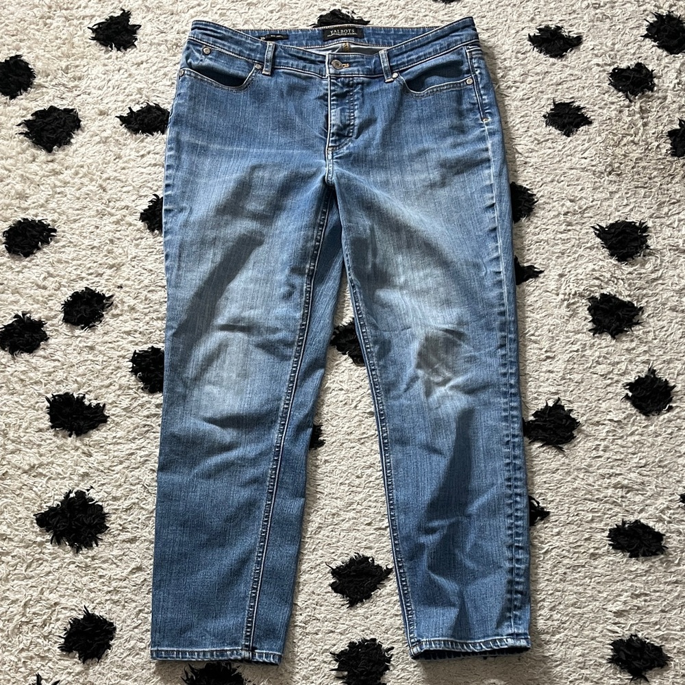 Talbots size 10P Slim ankle flawless five pocket jeans